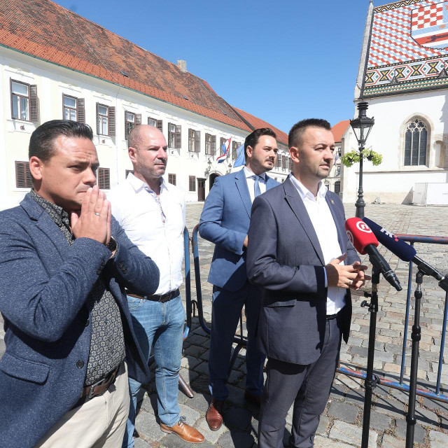 Davorin Karačić, Marko Milanović Litre, Krešimir Kartelo i Marijan Pavliček