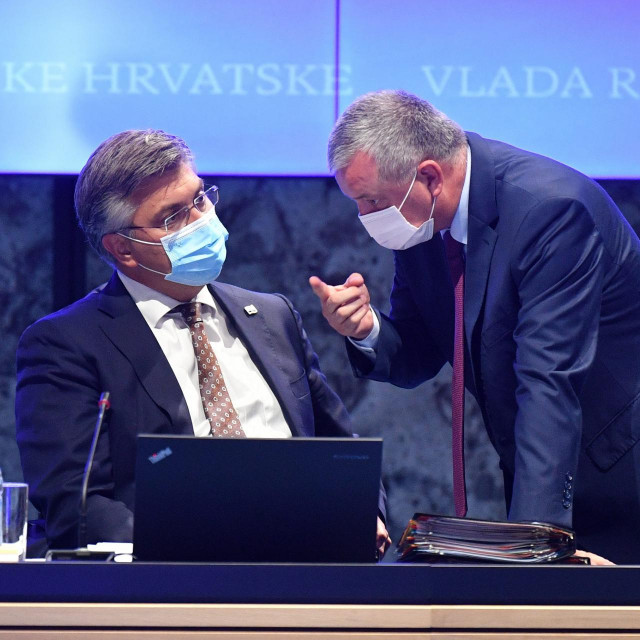 Andrej Plenković i Darko Horvat