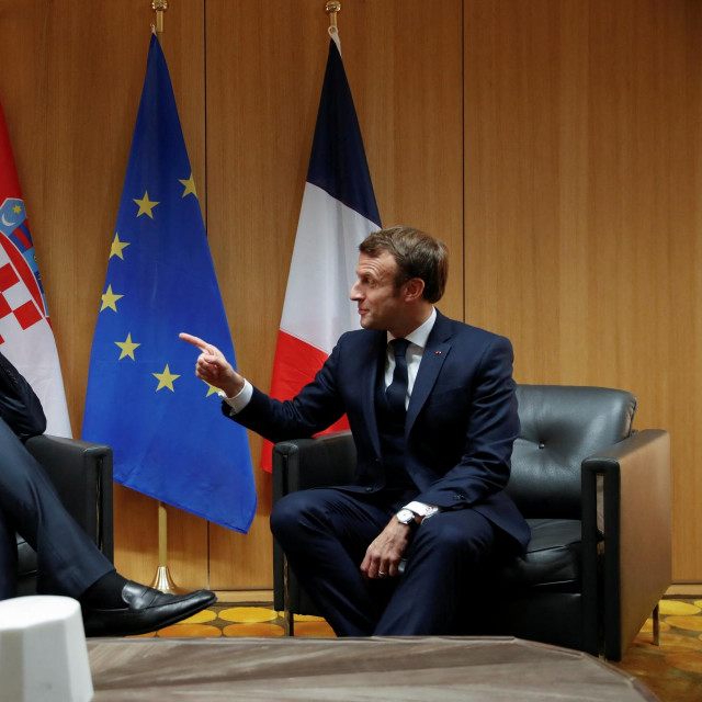 Andrej Plenković i Emmanuel Macron