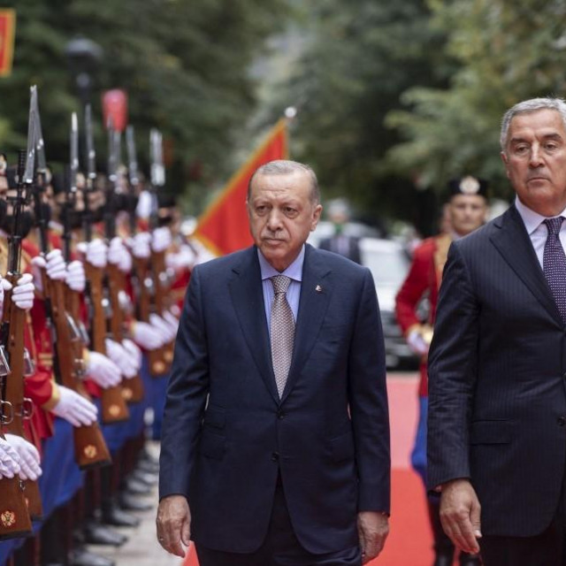 Recep Tayyip Erdogan i Milo Đukanović