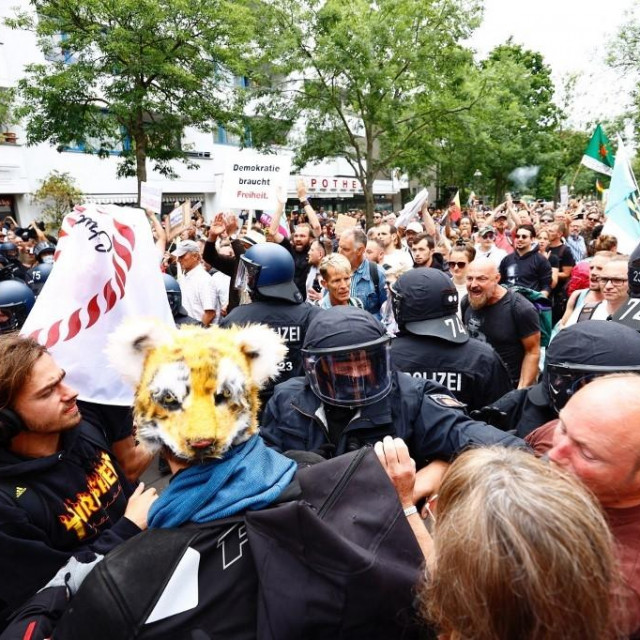 Prosvjedu u Berlinu, arhivska fotografija