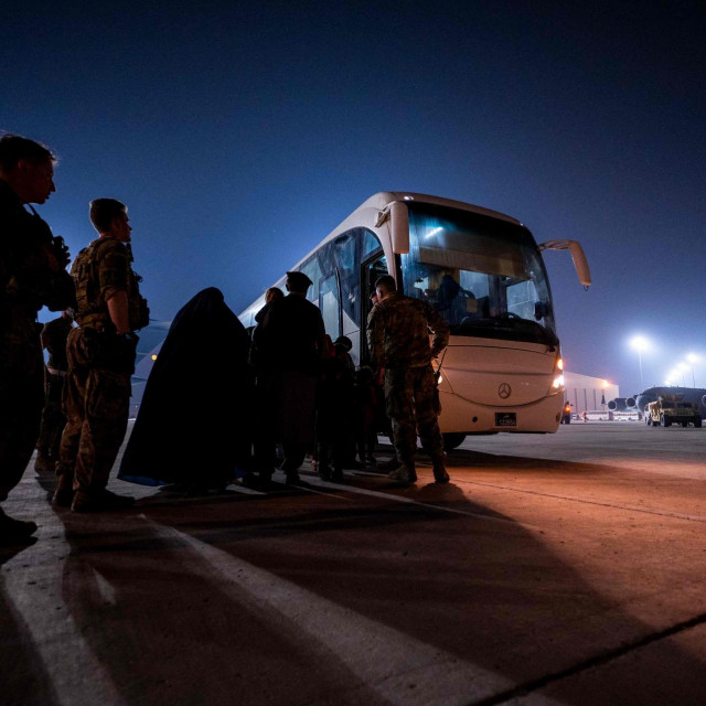 Prizor iz zračne baze Al Udeid