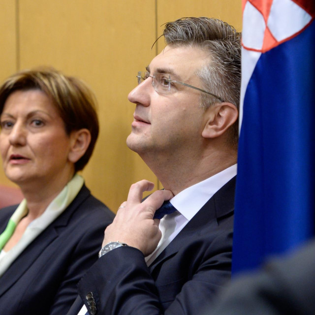 Andrej Plenković i Martina Dalić