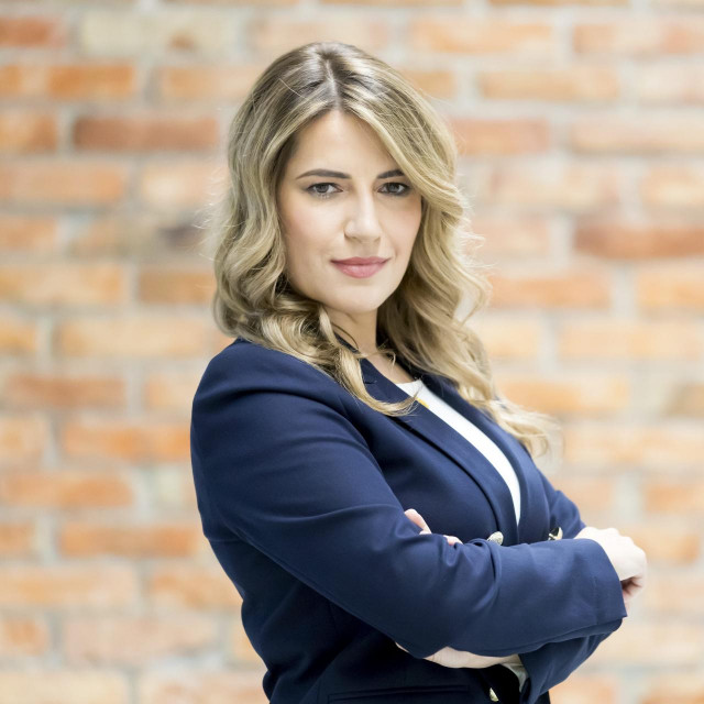 Zagreb, 170521.
N1 televizija.
Na fotografiji: Tea Blazevic - meteorologinja N1 televizije.