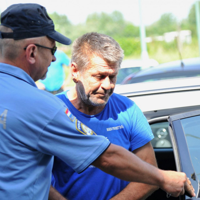Privođenje vozača Ivo Filipovića