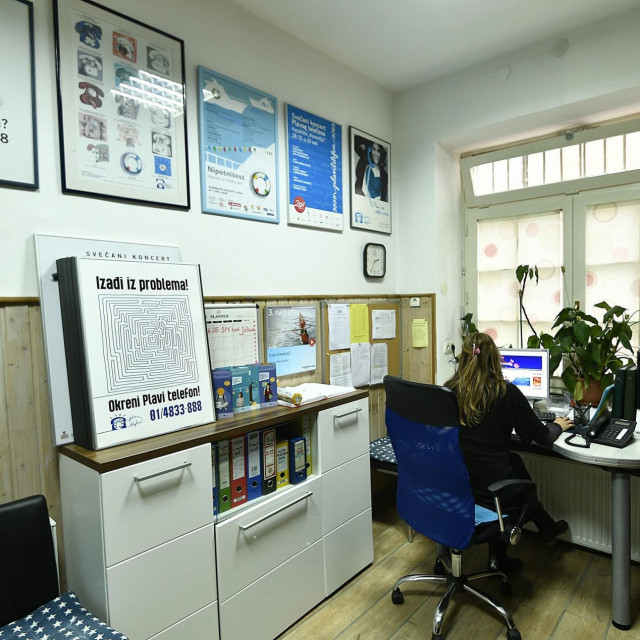 Prostorije udruge Plavi telefon