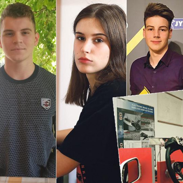 Mladi hrvatski robotičari, Mate Rimac (u okviru)