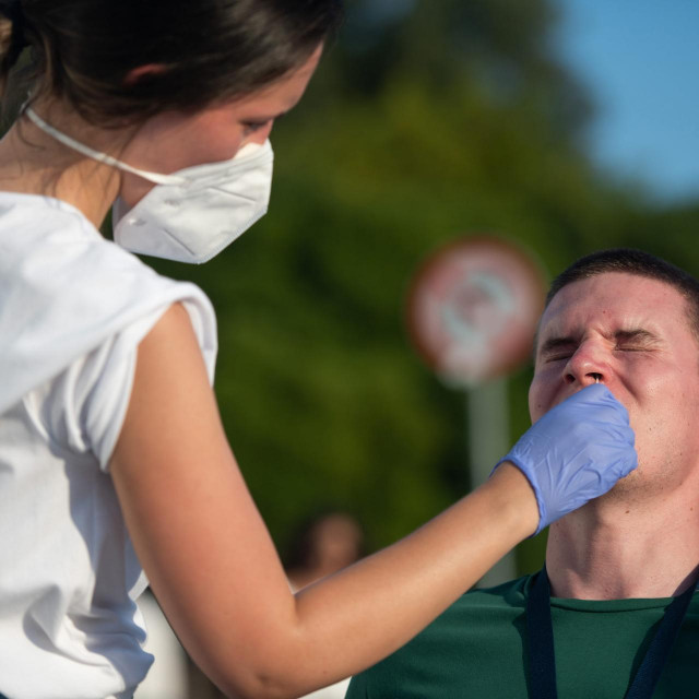 Testiranje na koronavirus, Ilustracija