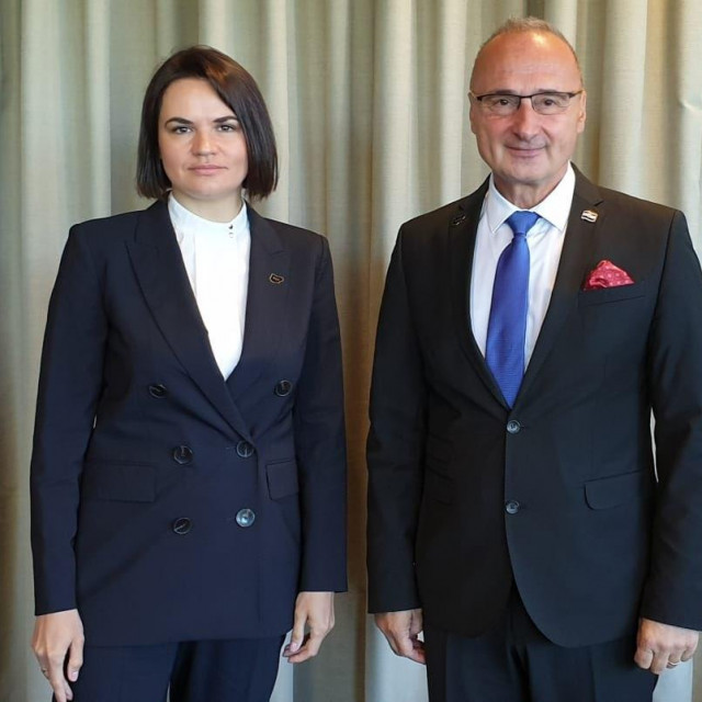 Gordan Grlić Radman i Svjetlana Tihanovska