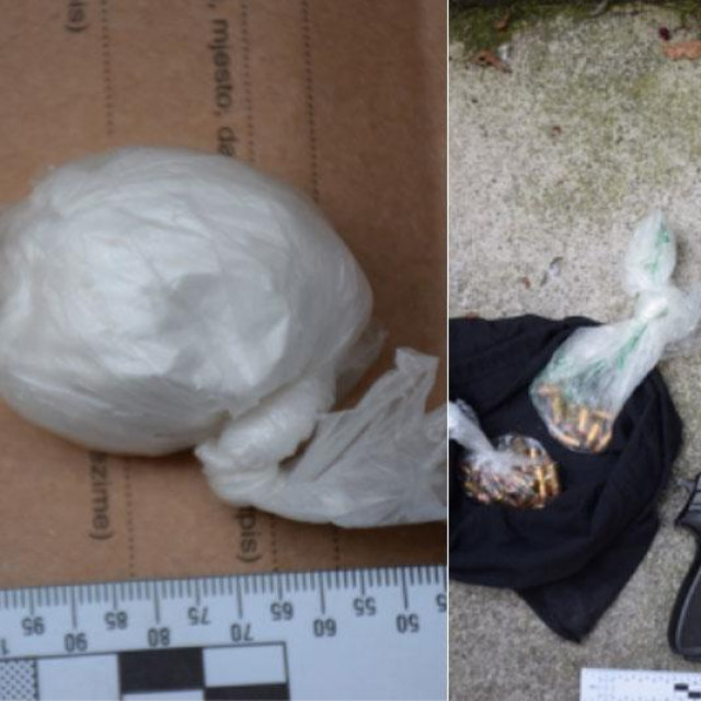 Policija je prilikom pretrage stanova pronašla drogu, digitalnu vagu, oružje...