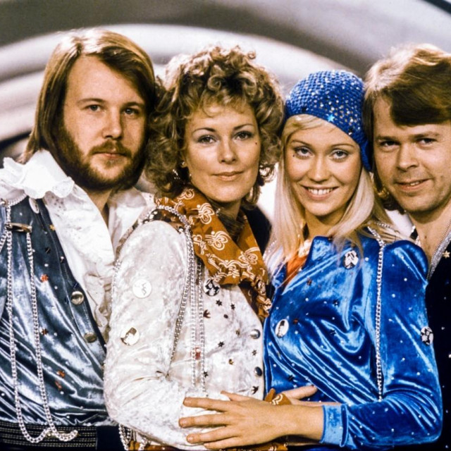 Benny Andersson, Anni-Frid Lyngstad, Agnetha Faltskog i Bjorn Ulvaeu