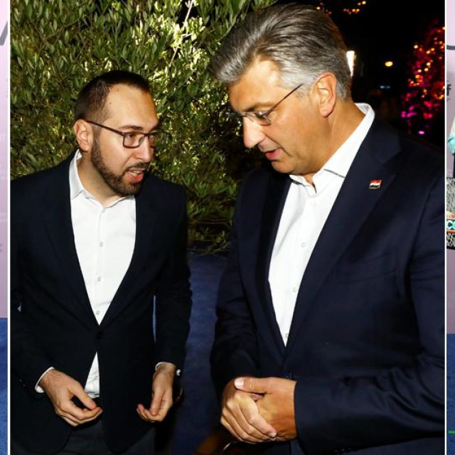 Gracija Filipović, Tomislav Tomašević i Andrej Plenković, Arija Rizvić i Karla Mucci