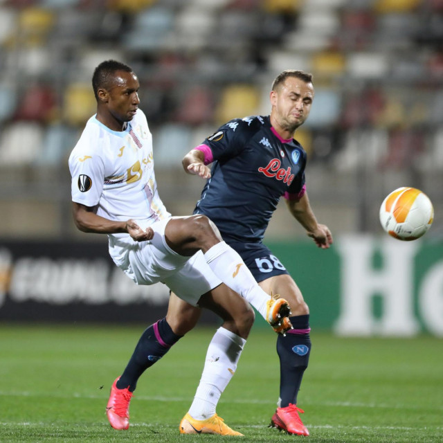 Stanislav Lobotka u dresu Napolija protiv Rijeke