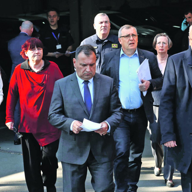 Krunoslav Capak, Davor Božinović,Vili Beroš i Alemka Markotić