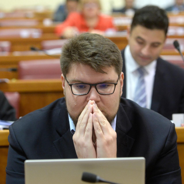 Peđa Grbin u Saboru