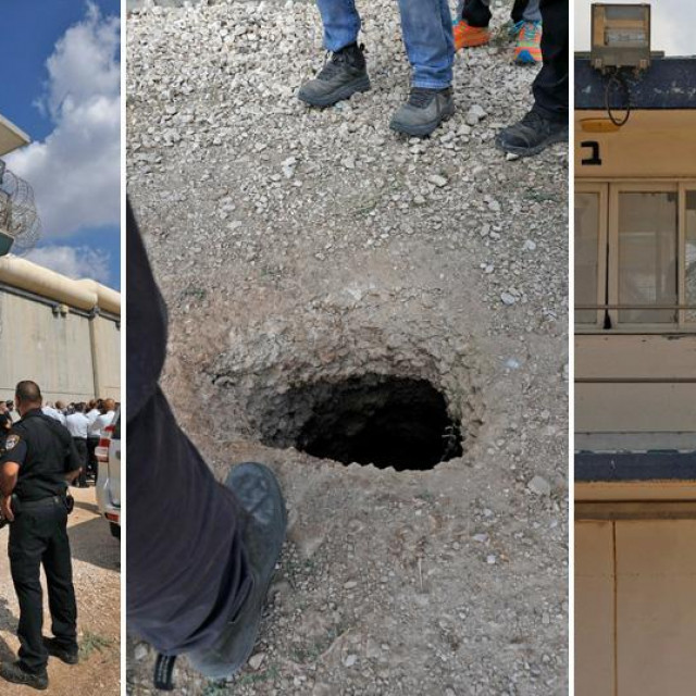 Zatvor Gilboa u Izraelu i rupa tunela kroz koji su zatvorenici pobjegli