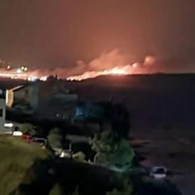 Požar na području Ražanca