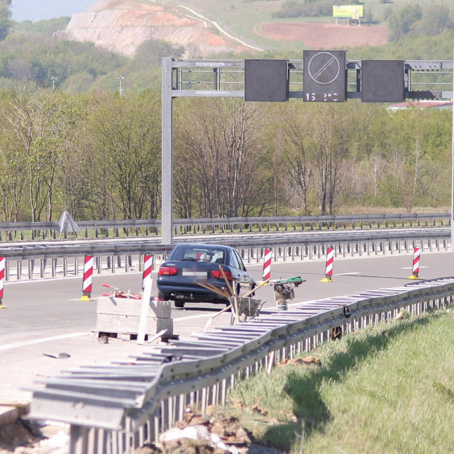 Ilustracija, autocesta kod Brinja