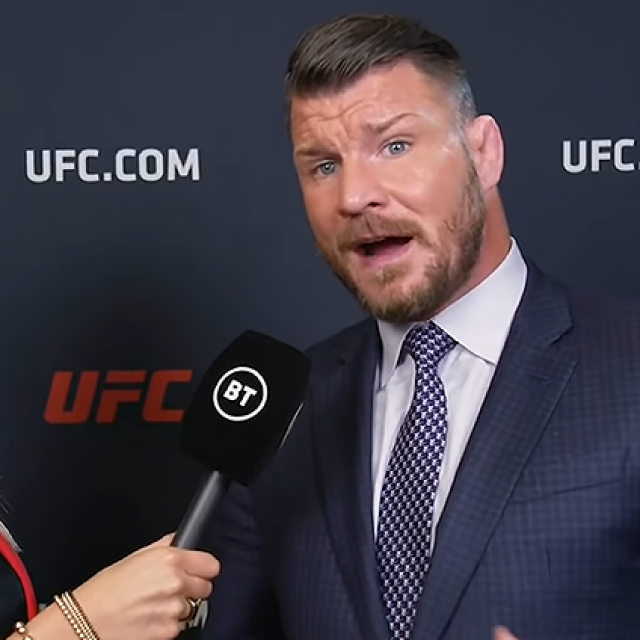 Caroline Pearce i Michael Bisping
