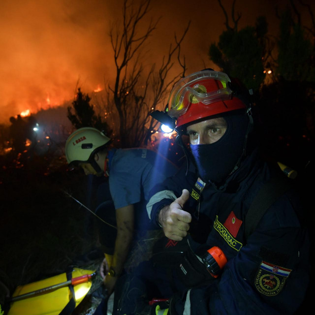 Ilustracija, požar kod Ražanca