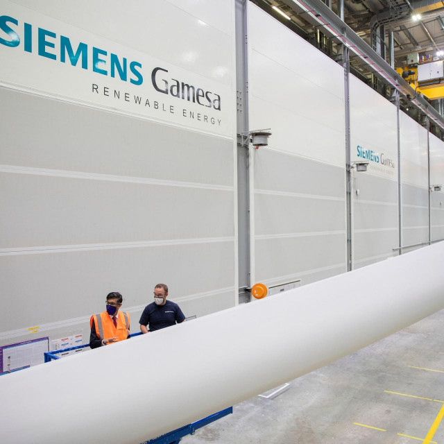 Proizvodnja u tvrtki Siemens Gamesa