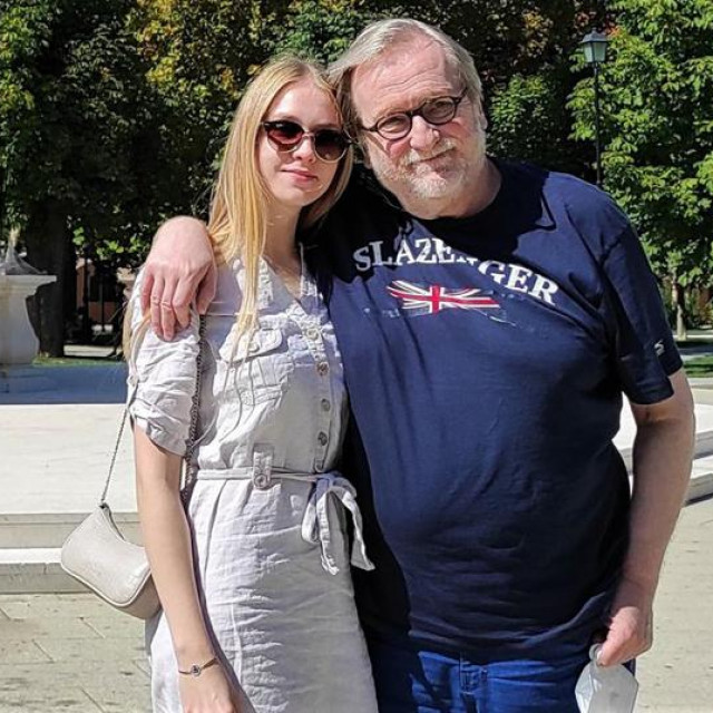 Bogdan Diklić s kćerkom Sofijom koja je ove godine peti put s ocem došla na BOK fest u Bjelovar