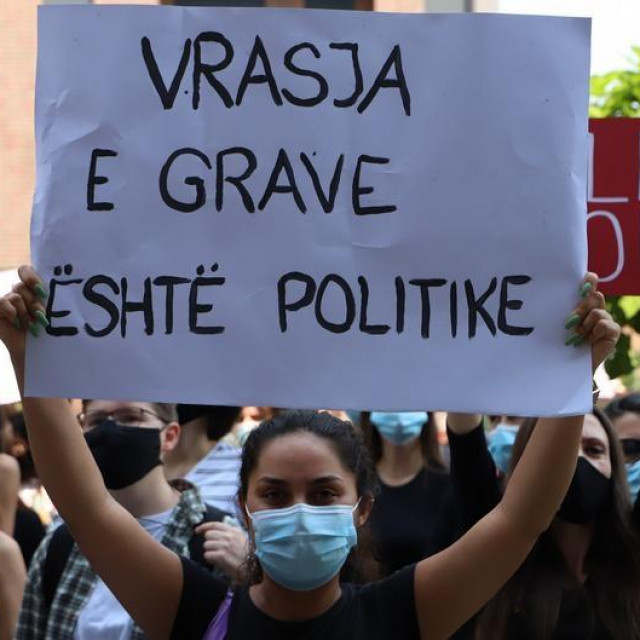 Prosvjed protiv nasilja nad ženama na Kosovu