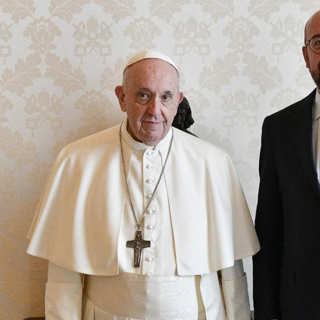 Papa Franjo i Charles Michel