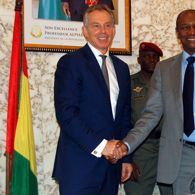 Tony Blair ​i Alpha Condé