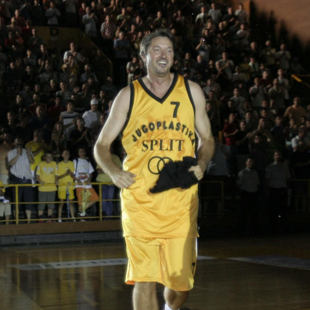 Toni Kukoč na revijalnoj utakmici protiv Real Madrida 2007.