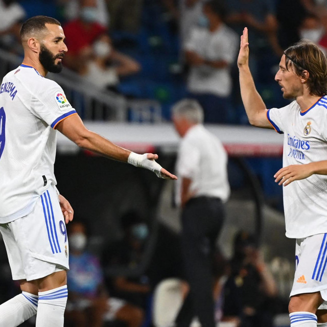 Karim Benzema i Luka Modrić