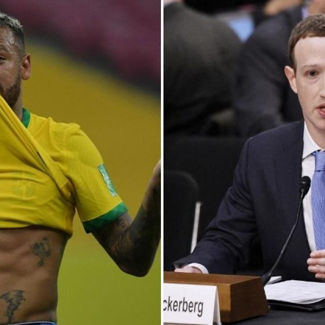 Neymar i Mark Zuckerberg