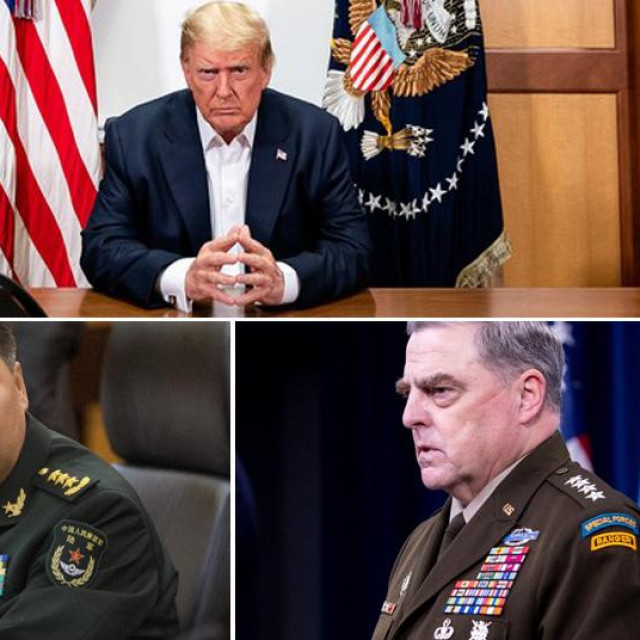 Donald Trump, Li Zuocheng, Mark Milley i američki interkontinentalni balistički projektil Minuteman III