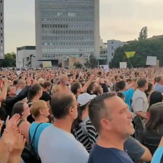 Prosvjed u Ljubljani