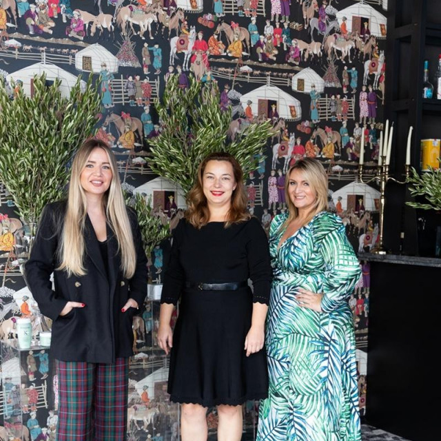 Ana Androšević, Andrea Tunjić, Ivana Mijatović iz L'Oreal Adria.