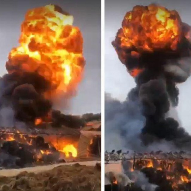 Požar na farmi u Staroj Plošćici