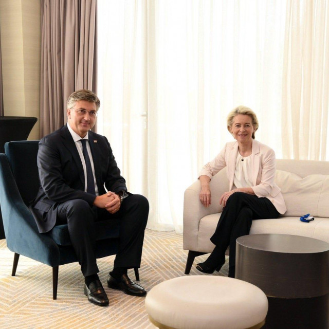 Andrej Plenković i Ursula von der Leyen