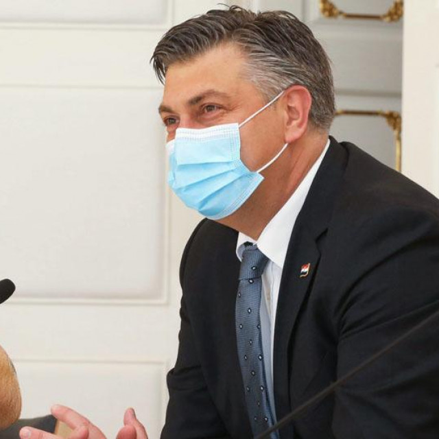 Mate Rimac i Andrej Plenković