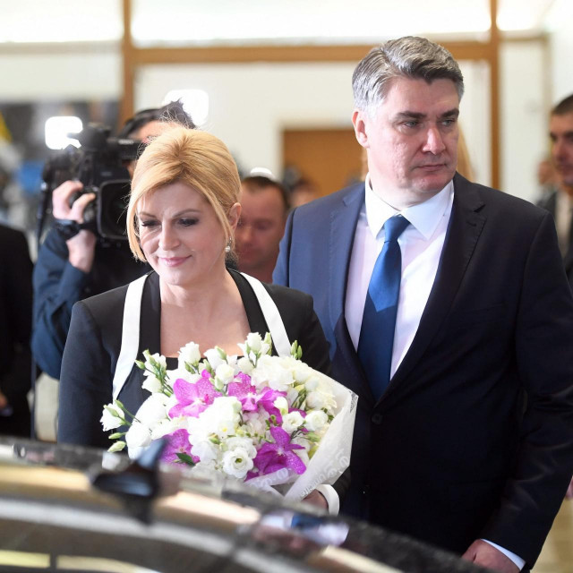 Kolinda Grabar-Kitarović i Zoran Milanović