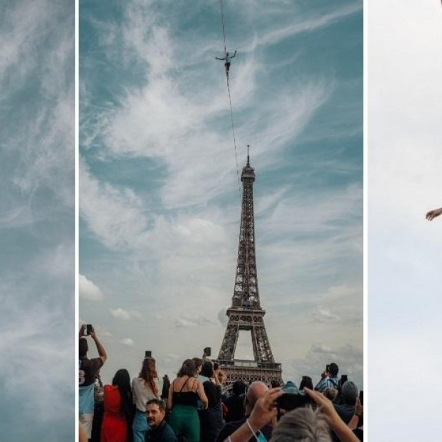 Francuski akrobat hodao po špagi na visni od 70 metara