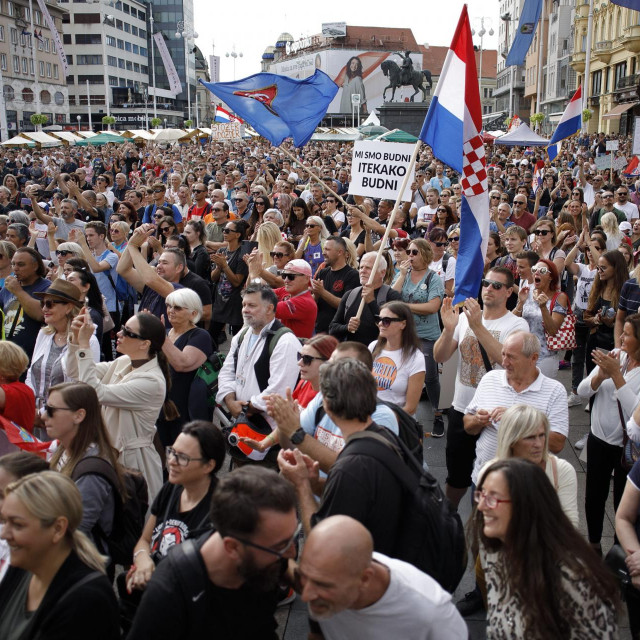 Festival slobode 2.0, skup protivnika epidemioloških mjera u organizaciji Inicijative Prava i slobode.
