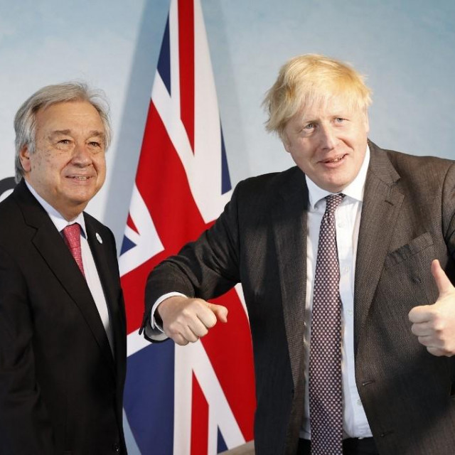 Boris Johnson i Antonio Guterres