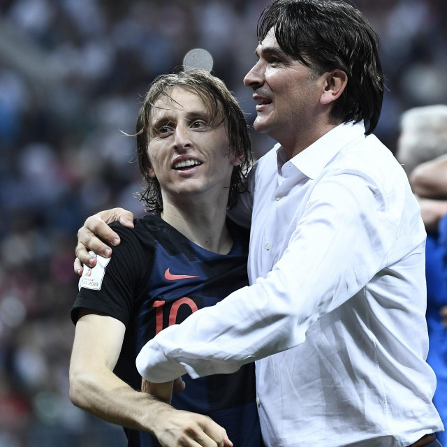 Luka Modrić i Zlatko Dalić