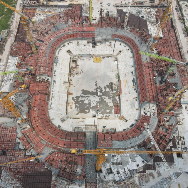 Stadion u izgradnji Guangzhou Evergrande