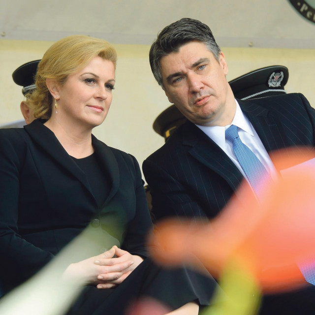 Kolinda Grabar-Kitarović i Zoran Milanović