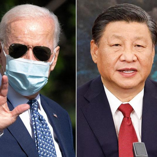 Joe Biden, Xi Jinping, Emmanuel Macron