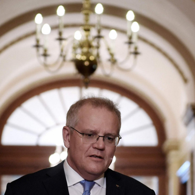 Australski premijer Scott Morrison 
 