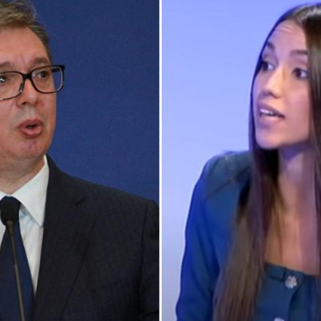 Aleksandar Vučić i Nevena Đurić
