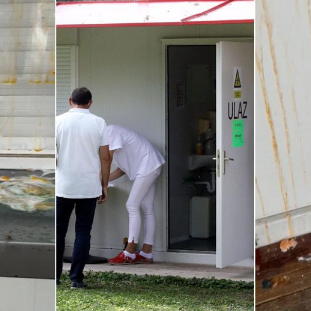 Nepoznati vandali zasuli su kontejner u kojem se provode testiranja pokvarenim jajima