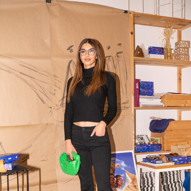 Iva Šarić na predstavljanju nove IZIPIZI kolekcije.